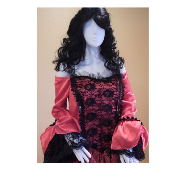 Tena Rae Custom size 10 RED/BLACK - Picture 2 of 11